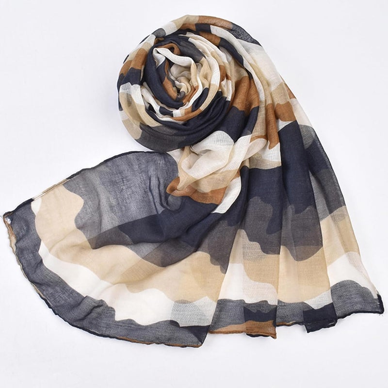 VJHX Leopard Print Shawls and Wraps for Womens Cheetah Hijab Scarf Voile Sheer Beach Scarves Sunscreen Head Shawl - Image 2
